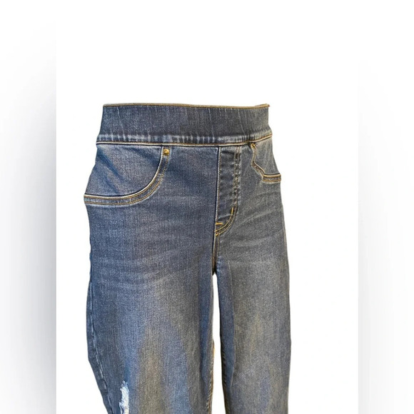 Spanx Distressed Ankle Skinny Jegging - Picture 2 of 8